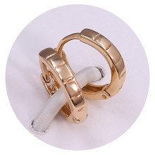 Сережки ХР. Позолота 18К. Діаметр: 13 мм. Ширина: 3 мм.