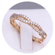 Каблучка XР. Позолота 18К. Камені: циркон. Є: 19р 20р