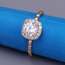 Каблучка XР. Позолота 18К. Камені: циркон. Є: 20р