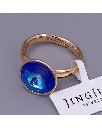 Каблучка XР. Позолота 18К. Камені: Swarovski. Є: 16р роз'єм