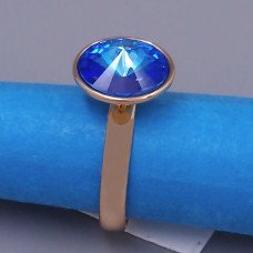 Каблучка XР. Позолота 18К. Камені: Swarovski. Є: 16р роз'єм