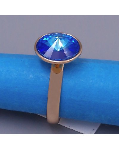 Каблучка XР. Позолота 18К. Камені: Swarovski. Є: 16р роз'єм