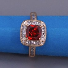 Каблучка XР. Позолота 18К. Камені: циркон. Є: 17р 18р