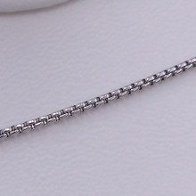 Ланцюжок із кулоном Stainless Steel. Сталь. Родій. Камені: білий циркон. Довжина: 45-50 см.