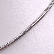 Ланцюжок Stainless Steel. Сталь. Родій. Довжина: 45 см. Ширина: 2 мм.