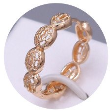 Сережки-кільця XР. Позолота 18К. Діаметр: 30 мм. Товщина: 6 мм.