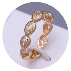 Сережки-кільця XР. Позолота 18К. Діаметр: 25 мм. Товщина: 5 мм.