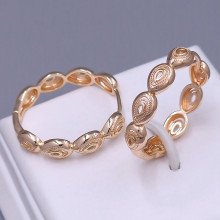 Сережки-кільця XР. Позолота 18К. Діаметр: 25 мм. Товщина: 5 мм.