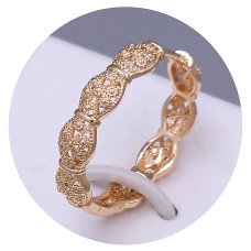 Сережки-кільця XР. Позолота 18К. Діаметр: 25 мм. Товщина: 5 мм.