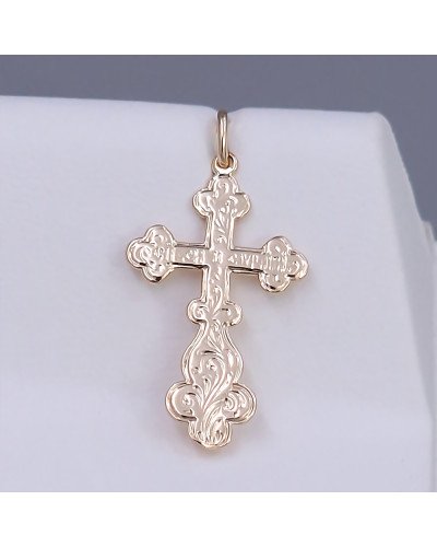 Хрестик TSATSA. Мед. золото ЧВ. Довжина: 28 мм. Ширина: 15 мм.