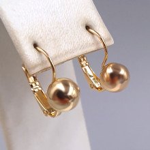 Сережки ХР. Позолота 18К. Довжина: 15 мм. Ширина: 5 мм.