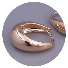 Сережки ХР M&L. Позолота 18К. Довжина: 18 мм. Ширина: 8 мм.