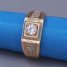 Печатка XР. Позолота 18К. Камені: білий циркон Є: 20р