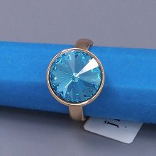 Каблучка XР. Позолота 18К. Камені: Swarovski. Є: 16р роз'єм