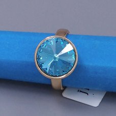 Каблучка XР. Позолота 18К. Камені: Swarovski. Є: 16р роз'єм