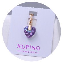Кулон XР. Позолота 18К. Камені: Swarovski. Довжина кулона: 16 мм. Ширина: 7 мм.