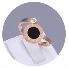 Каблучка Stainless Steel. Сталь. Позолота ЧВ. Є: 18р