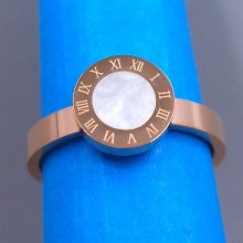 Каблучка Stainless Steel. Сталь. Позолота ЧВ. Є: 17р 18р