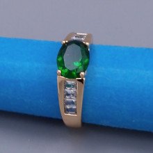 Каблучка XР. Позолота 18К. Камені: циркон. Є: 17р