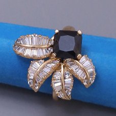 Каблучка XР. Позолота 18К. Камені: циркон. Є: 19р 20р