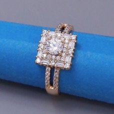 Каблучка XР. Позолота 18К. Камені: циркон. Є: 19р