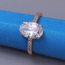 Каблучка XР. Позолота 18К. Камені: циркон. Є: 16р 17р 18р 19р 20р