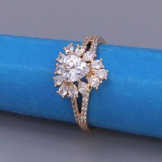 Каблучка XР. Позолота 18К. Камені: циркон. Є: 19р 20р
