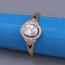 Каблучка XР. Позолота 18К. Камені: циркон. Є: 20р