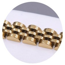Браслет Stainless Steel. Сталь. Позолота. Довжина: 21 см. Ширина: 8 мм.