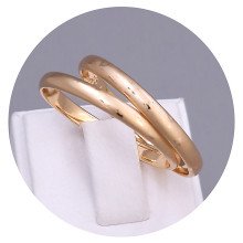 Обручка XР. Позолота 18К. Ширина: 3 мм. Є: 16р 17р 20р 21р