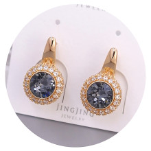 Сережки XР. Позолота 18К. Камені: Swarovski та циркон. Довжина: 20 мм. Ширина: 12 мм.
