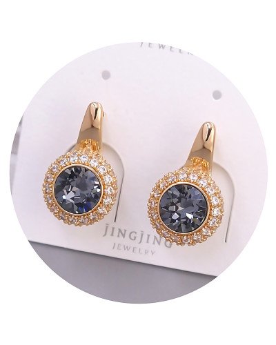Сережки XР. Позолота 18К. Камені: Swarovski та циркон. Довжина: 20 мм. Ширина: 12 мм.