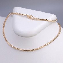 Ланцюжок XР. Позолота 18К. Довжина: 45 см. Ширина: 2 мм.