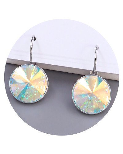 Сережки ХР. Родій. Камені: Swarovski бензинового кольору. Довжина: 25 мм. Ширина: 15 мм.