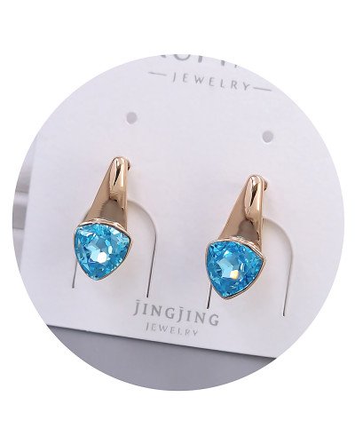 Сережки XР. Позолота 18К. Камені: Swarovski. Довжина: 18 мм. Ширина: 8 мм.