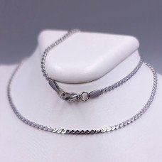 Ланцюжок XР. Родій. Довжина: 60 см. Ширина: 3 мм.