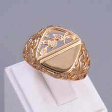 Печатка XР. Позолота 18К. Ширина: 16 мм. Є: 17р 19р 20р 21р