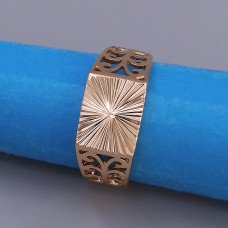 Печатка XР. Позолота 18К. Ширина: 16 мм. Є: 17р 18р 19р