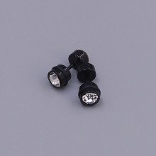 Сережки Stainless Steel. Сталь. Родій. Довжина: 15 мм. Ширина: 7 мм.