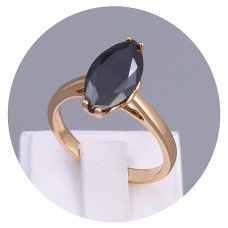 Каблучка XР. Позолота 18К. Камені: циркон. Є: 16р 17р 18р 19р 20р