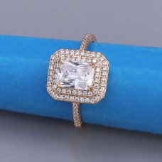 Каблучка XР. Позолота 18К. Камені: циркон. Є: 19р