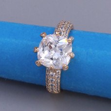 Каблучка XР. Позолота 18К. Камені: циркон. Є: 19р 20р