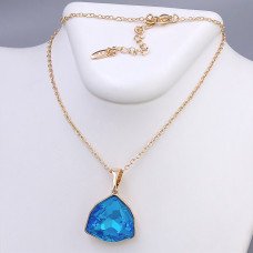 Кулон на ланцюжку XР. Позолота 18К. Камені: Swarovski. Діаметр кулона: 18 мм Довжина ланцюжка: 40-45 мм