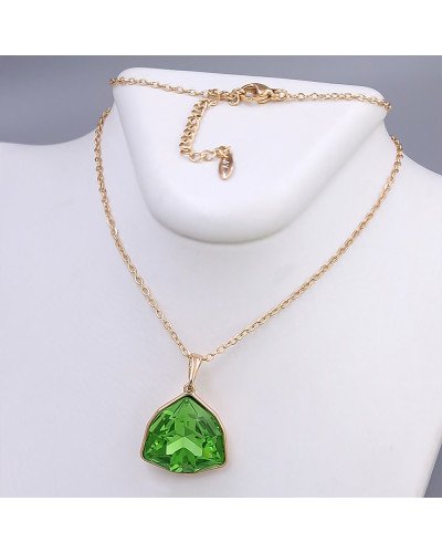 Кулон на ланцюжку XР. Позолота 18К. Камені: Swarovski. Діаметр кулона: 18 мм Довжина ланцюжка: 40-45 мм