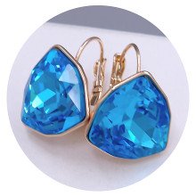 Сережки XР. Позолота 18К. Камені: Swarovski. Довжина: 20 мм. Ширина: 18 мм.