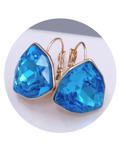 Сережки XР. Позолота 18К. Камені: Swarovski. Довжина: 20 мм. Ширина: 18 мм.