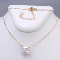 Ланцюжок ХР M&L. Позолота 18К. Камені: білий циркон. Довжина: 41-46 см