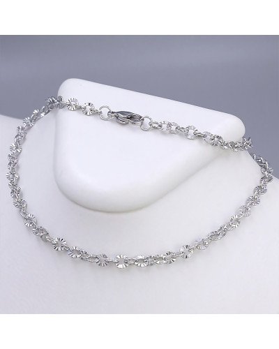 Ланцюжок Stainless Steel. Сталь. Родій. Довжина: 50 см. Ширина: 4 мм.