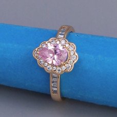 Каблучка XР. Позолота 18К. Камені: циркон. Є: 19р 20р