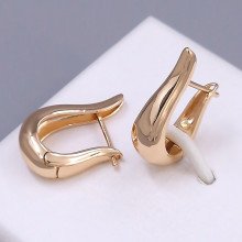 Сережки ХР. Позолота 18К. Довжина: 32 мм. Ширина: 7 мм.